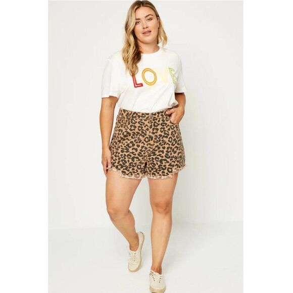 Hayden Love Flocked T Shirt                                                  491 - Picture 1 of 9